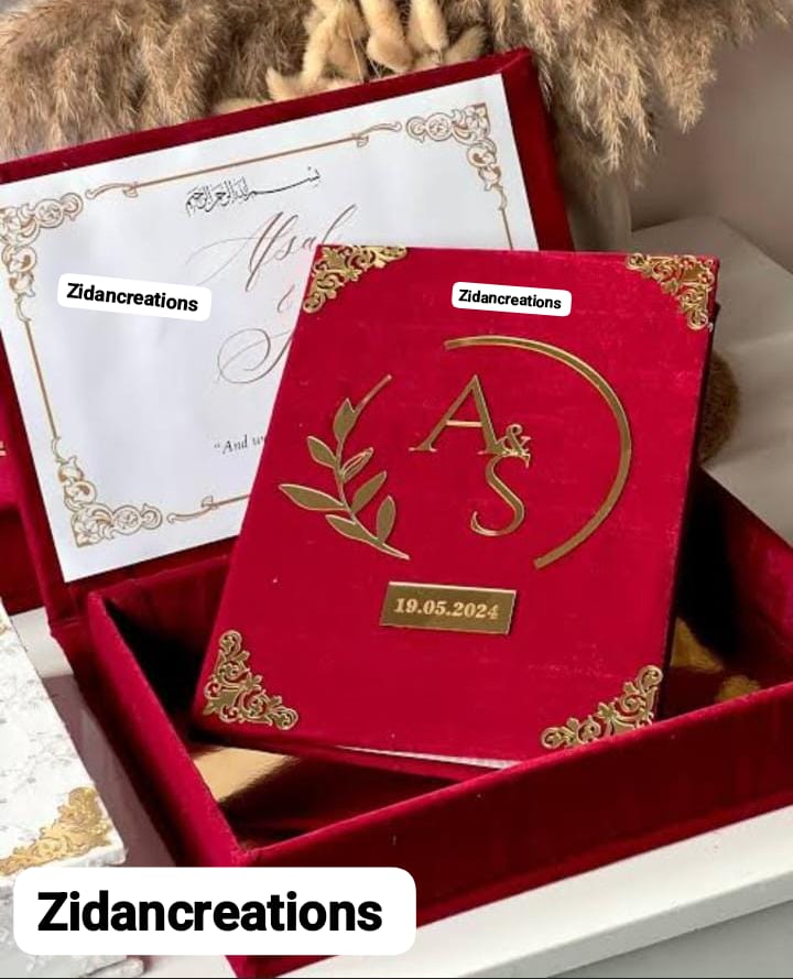 Nikkah Nama with Box