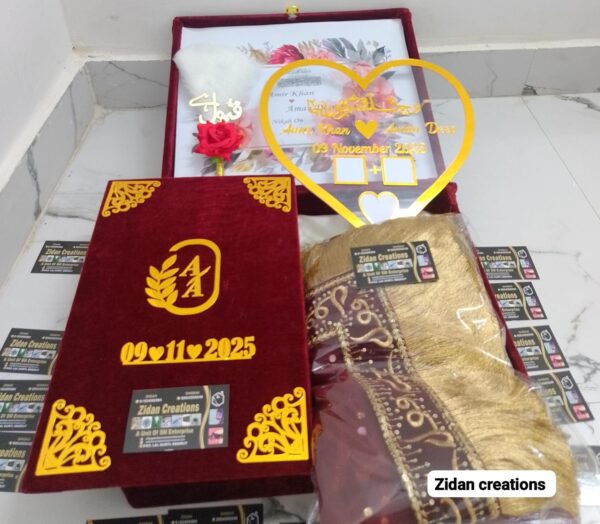 Nikah Nama gift set - Image 2
