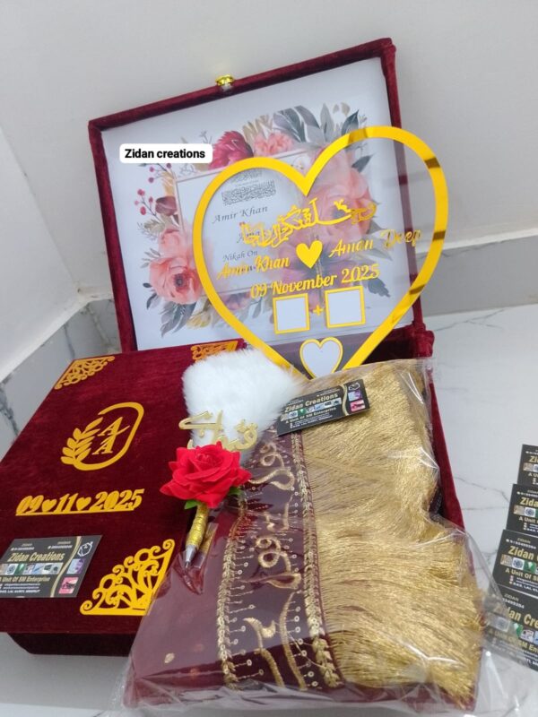 Nikah Nama gift set - Image 4