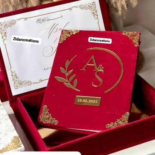 Customize Box And Nikah Nama