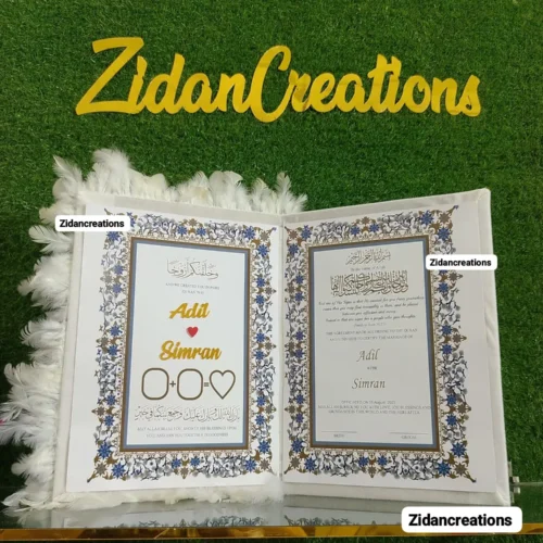 Nikah Nama White fur